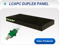 LCAPC DPX 1U 19” Singlemode Fixed Patch Panel